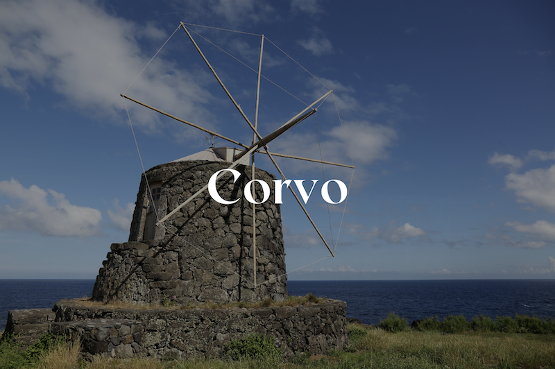 Windmill on Corvo island